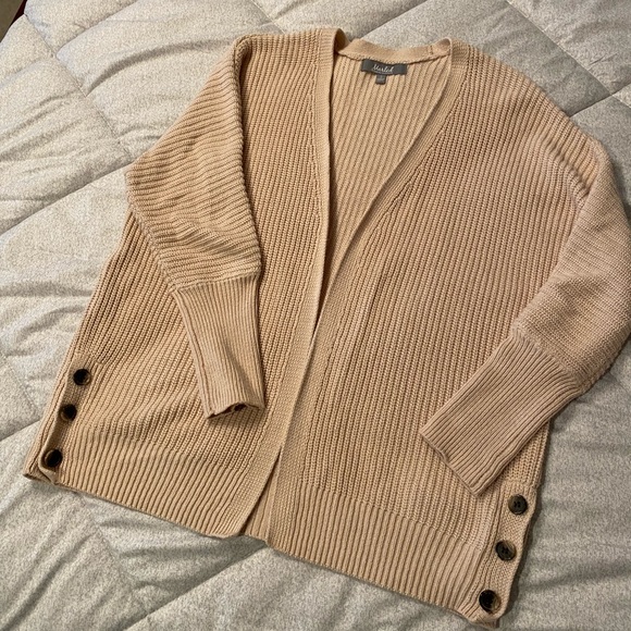 Marbled Sweaters - Cream Colored Cozy Cardigan